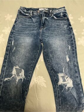 KanCan Blue Washed High-Rise Jeans